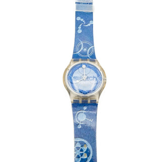 Swatch Puzzle Motion Blue Satellite Watch SUPK101