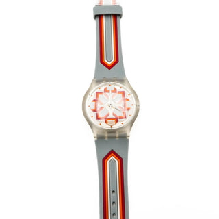 Swatch Puzzle Motion Moving Flower Watch SUPK100