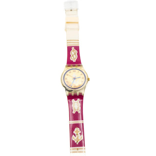 Swatch Lady Red Knot Watch LK130 NIB