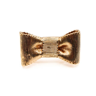 KATE SPADE New York Rose Gold Plated Cocktail Bow Ring Size 8