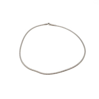 JOHN HARDY 16-Inch Icon Woven Necklace in Sterling Silver 2.5mm