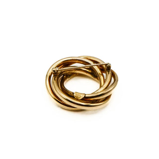 Vintage 12K Yellow Gold Filled Infinity Brooch