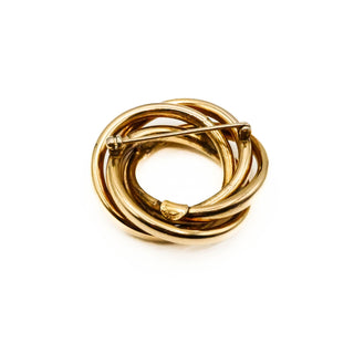 Vintage 12K Yellow Gold Filled Infinity Brooch