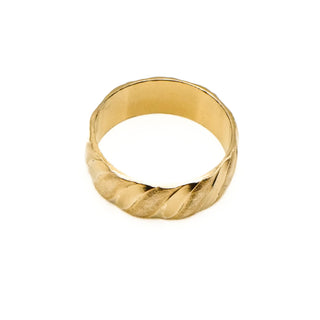Vintage CELEBRITY 10K Yellow Gold Filled Textured Wedding Band Ring Size 9