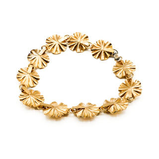 Vintage Rose Gold Plated Floral Choker Necklace Size 14 Inches