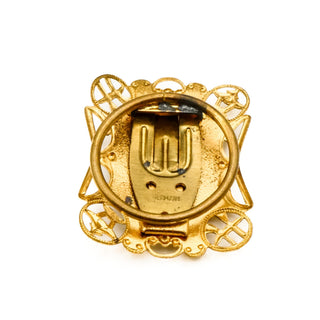 Vintage German Gold Tone Scarf Clip