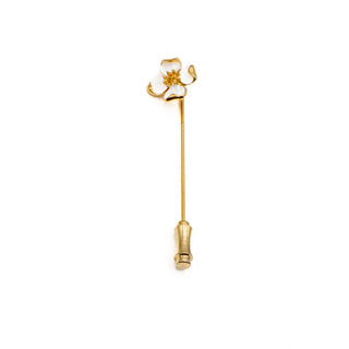 Vintage Crown TRIFARI Gold Plated Dogwood Leaf Pin