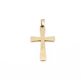 Vintage 8K Yellow Gold Cross Pendant