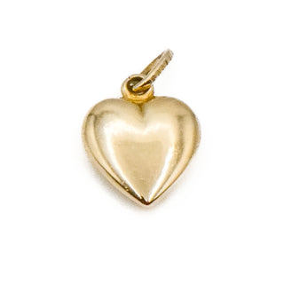 Vintage 8K Yellow Gold Heart Pendant