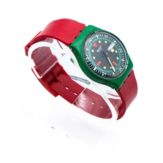 Swatch Very RARE 1986 Gent Emerald Diver Watch GG703