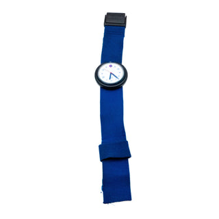 Vintage Rare 1991 Pop Swatch Contessa Watch PWN104 With Blue Band & Black Bezel