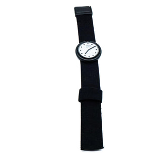 Vintage RARE 1987 Pop Swatch Jet Black Watch PWBB101