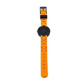 FLIK FLAK Solo Orancio Black & Orange Kids Watch ZFCS021 With Rotating Bezel