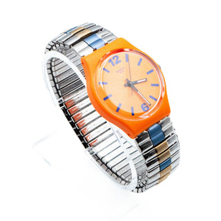 Swatch Gent Pangasius Watch GO113 With Stainless Steel Flex Band
