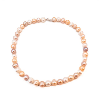 Vintage 18.5-Inch Cultured 11mm Freshwater Pearl Necklace With 925 Clasp