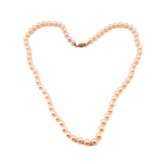 Vintage 26-Inch Marvella Simulated Pearl Necklace
