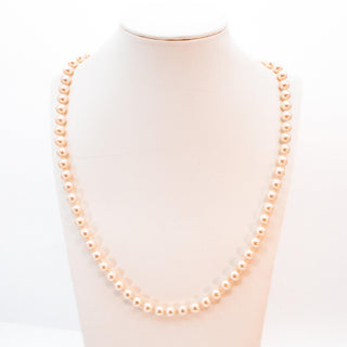 Vintage 26-Inch Marvella Simulated Pearl Necklace
