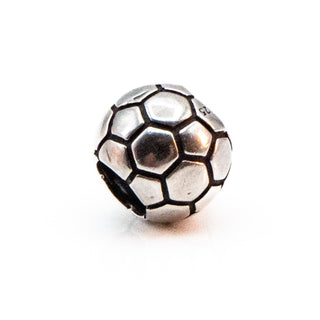 CHARMED MEMORIES Soccer Ball Sterling Silver Charm