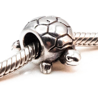 Sterling Silver Turtle Charm Bead