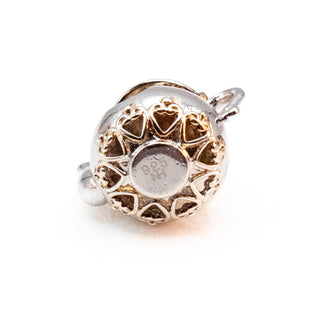 Teapot Sterling Silver Charm With Yellow Gold Plated Accents