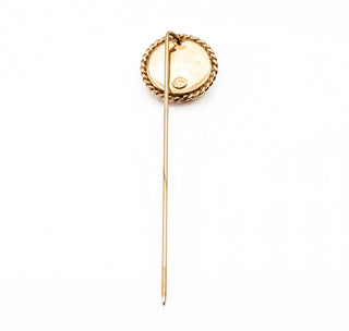 Vintage VAN DELL 14K Gold Filled Wedgewood Cherub Stick Pin