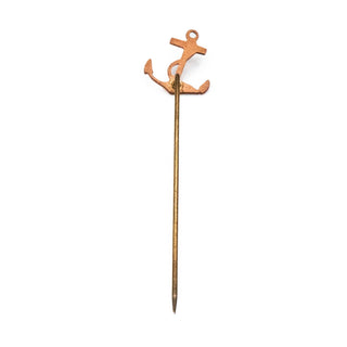 Vintage Copper Anchor Stick Pin