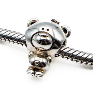 PANDORA Retired Theo Bear Pandora Friends Sterling Silver Charm