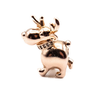 PANDORA Rose Retired Happy Reindeer Christmas Charm