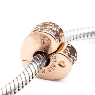 PANDORA Rose ™ Retired Arcs of Love Heart Shaped Clip