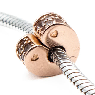 PANDORA Rose ™ Retired Arcs of Love Heart Shaped Clip