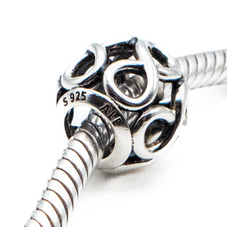 PANDORA Retired Openwork Infinity Symbol Sterling Silver Charm