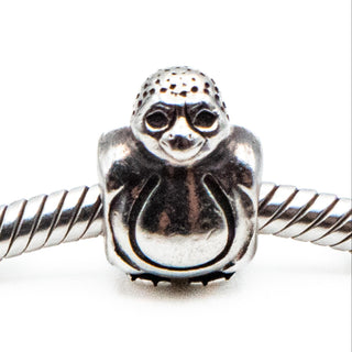 PANDORA Retired Penguin Sterling Silver Charm Animal Bead