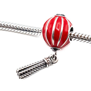 PANDORA Retired Chinese Lantern National Bead Sterling Silver Charm