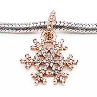PANDORA ROSE™ Retired Sparkling Snowflake Pendant