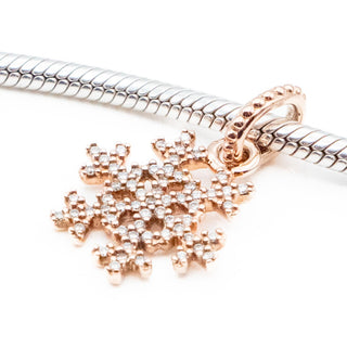 PANDORA ROSE™ Retired Sparkling Snowflake Pendant