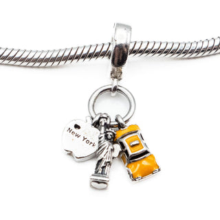 PANDORA New York Highlights Sterling Silver Travel Dangle Charm