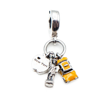 PANDORA New York Highlights Sterling Silver Travel Dangle Charm