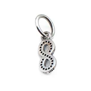 PANDORA Retired Symbol of Infinity Sterling Silver Dangle Charm