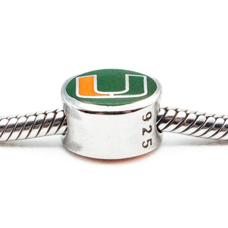 Miami University Hurricanes Sterling Silver Charm