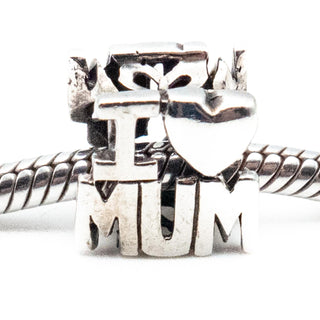 RHONA SUTTON I Love Mum Sterling Silver Charm