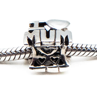 RHONA SUTTON I Love Mum Sterling Silver Charm