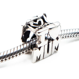 RHONA SUTTON I Love Mum Sterling Silver Charm