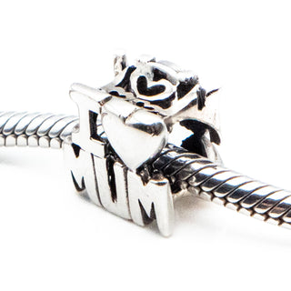 RHONA SUTTON I Love Mum Sterling Silver Charm