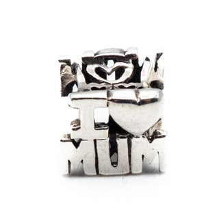 RHONA SUTTON I Love Mum Sterling Silver Charm