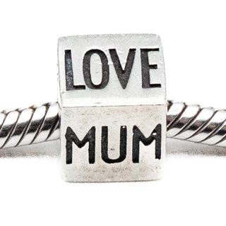 I Love Mum Sterling Silver Charm