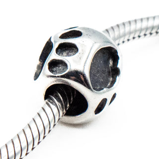 Paw Print Sterling Silver Charm