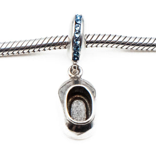 It's a Boy Sterling Silver Baby Bootie Dangle Charm