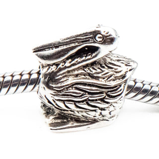Pelican Sterling Silver Bead Charm
