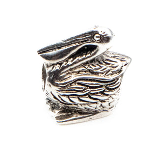 Pelican Sterling Silver Bead Charm