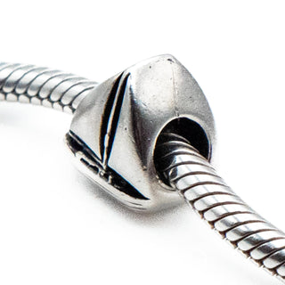 ZABLE Sail Boat Sterling Silver Charm Bead